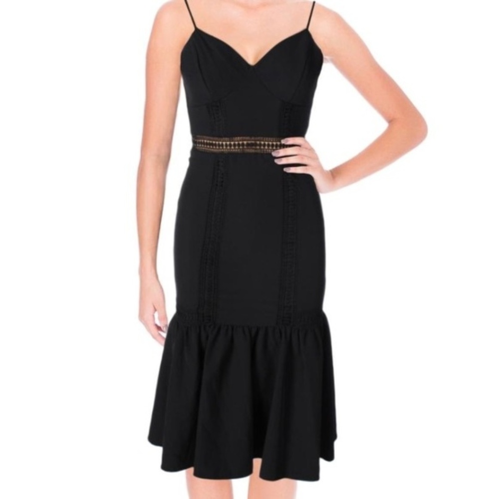 AQUA midi bodycon dress